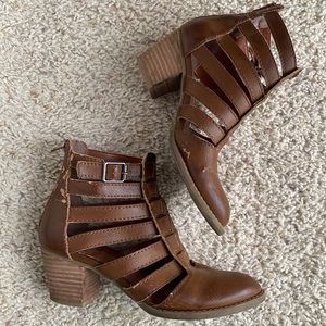 Cut-Out Ankle Boot